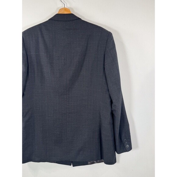 VINTAGE Yves Saint Laurent Blazer Black Double Breasted Sport Coat 40R - Picture 8 of 11